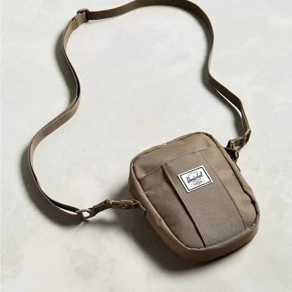 Herschel Supply Company Gray Cruz Mini Messenger Crossbody Bag NWOT - Picture 1 of 12